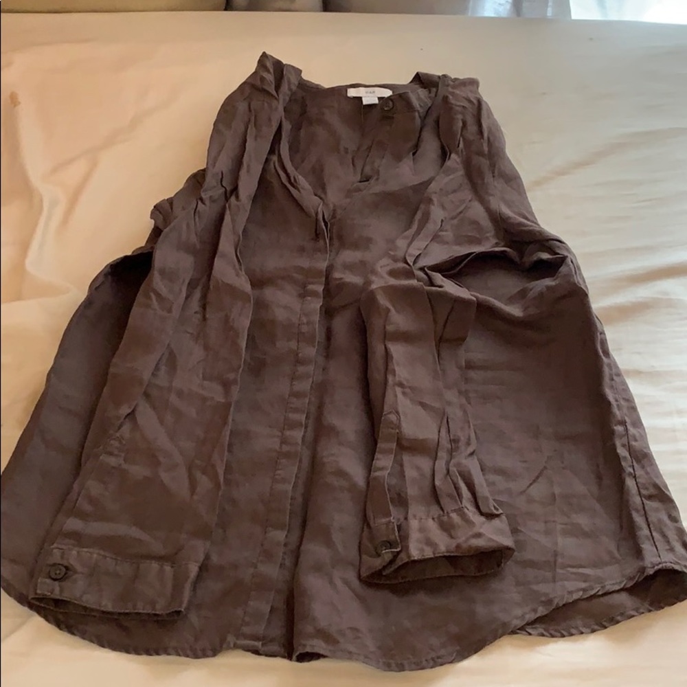 Brown Gap Button Down Cardigan